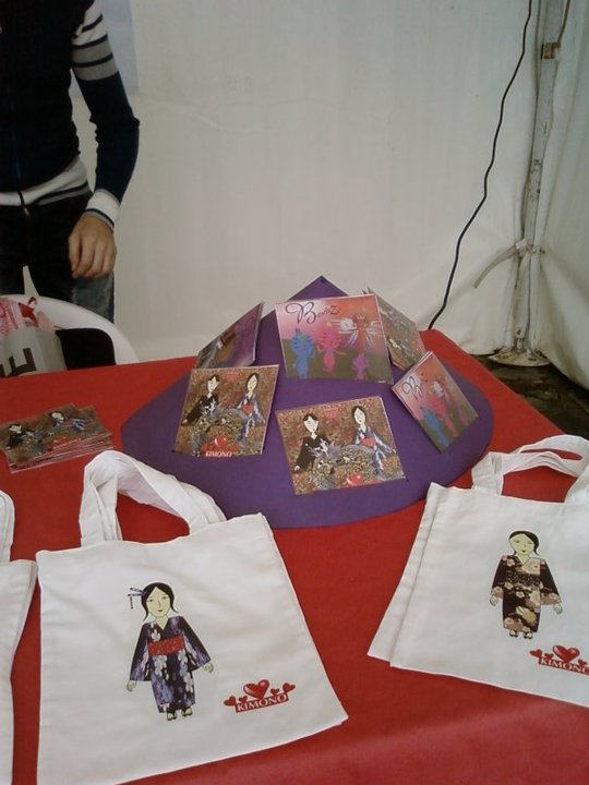 I gadget allo stand di Garrafa